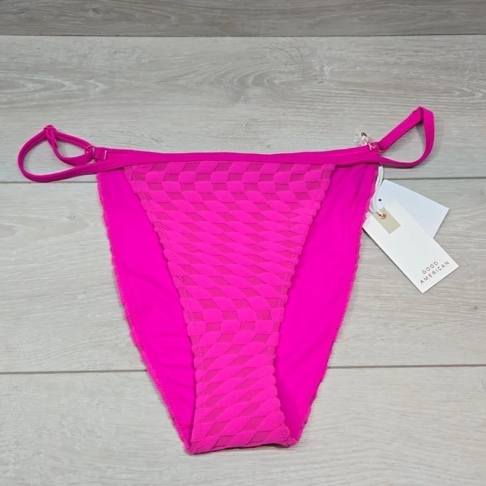 NWT Good American Women Hawiian Pink bottom Swim sz 4/XL